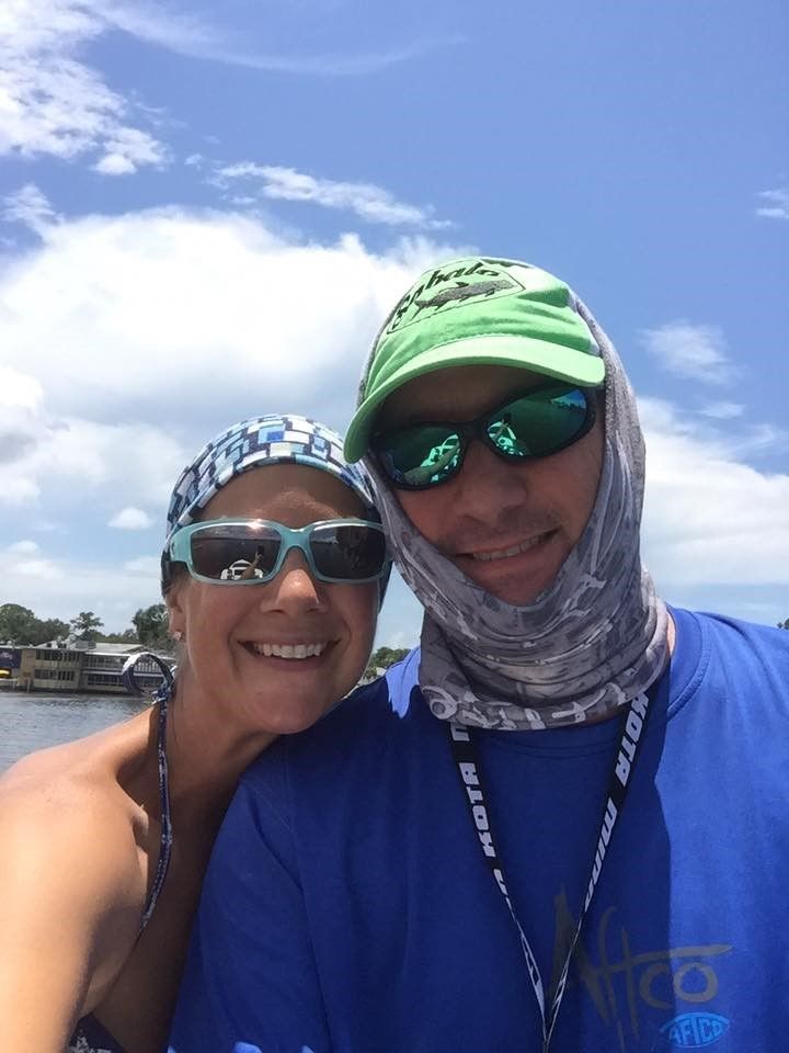 Dani & Mike on the water