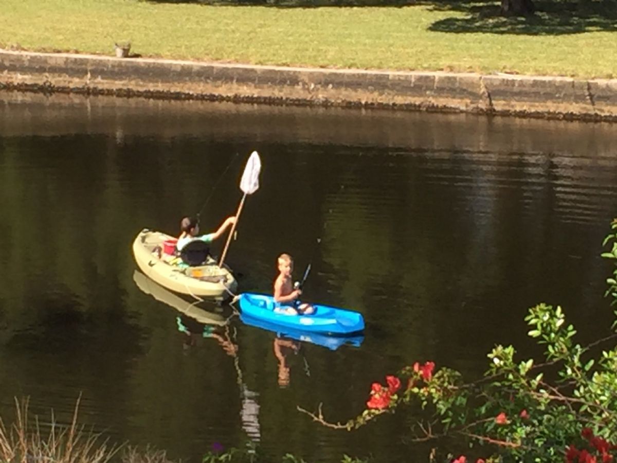 Kids kayaking